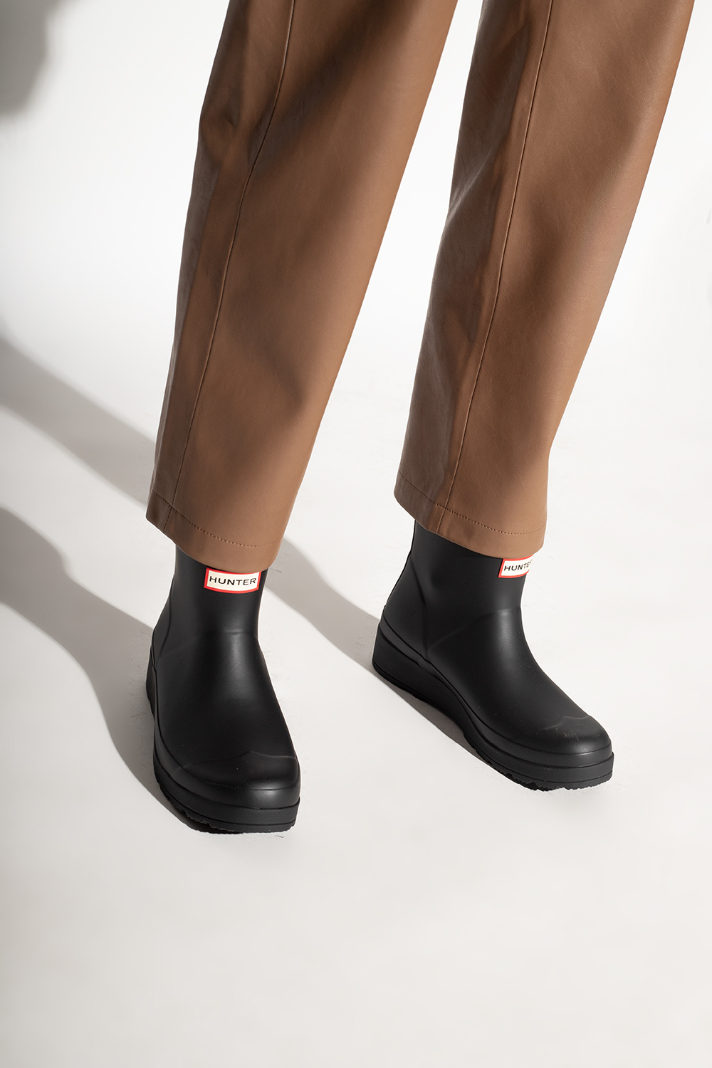 Hunter rain best sale boots short black